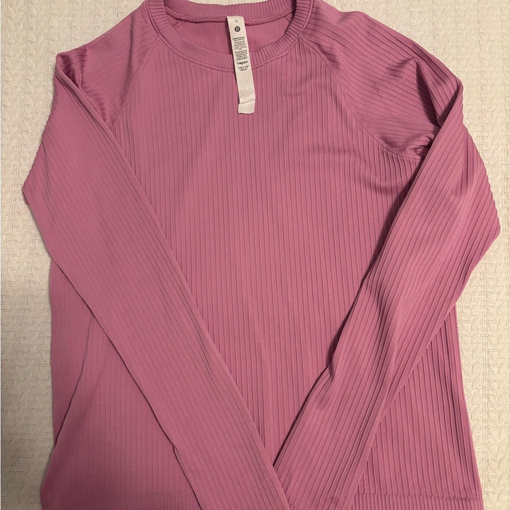 Ribbed Lululemon Swiftly Long Sleeve